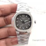 Swiss Patek Philippe Nautilus 7118 Replica Watch Gray Face Stainless Steel